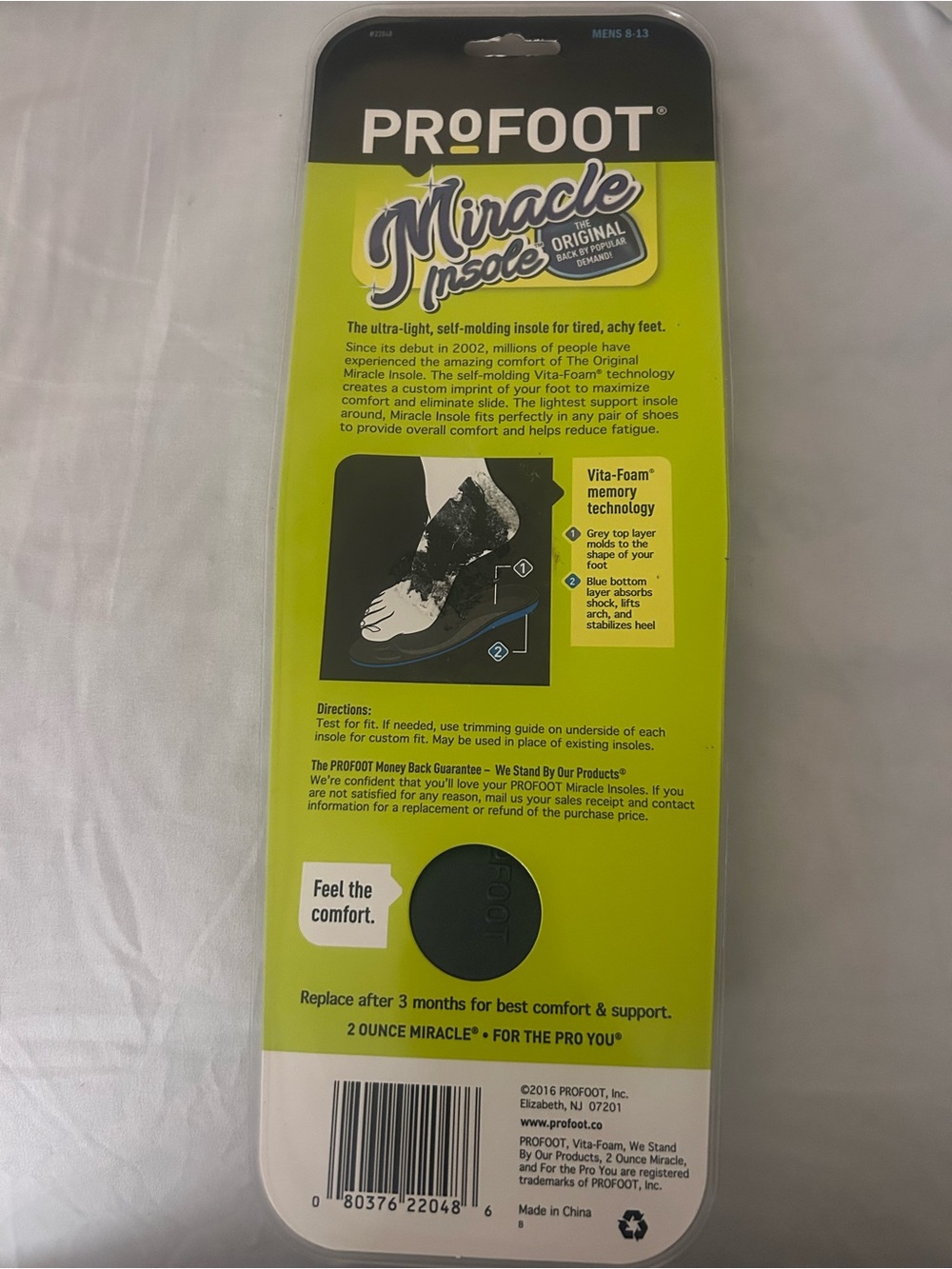 PROFOOT Miracle Insole - Black - Picture 2 of 2